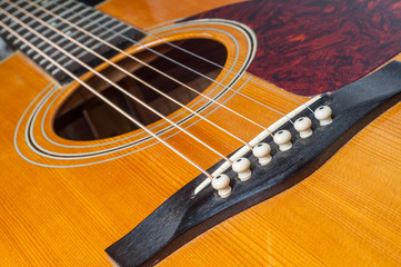 Fototapeta premium close up of a huitar