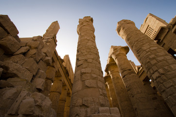 Great Hypostyle Hall of Karnak unfinished colums