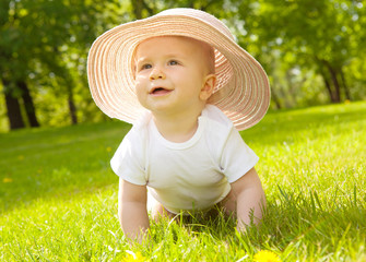 baby sommer wiese