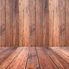 Conceptual old wood wall and floor  background