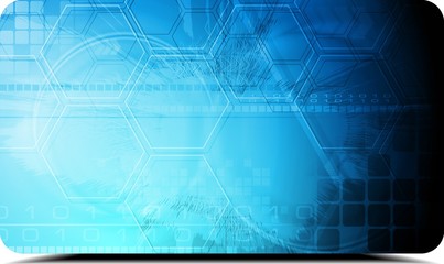 Dark blue tech design