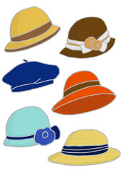 上品なデザインの帽子