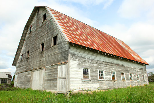 Old barn on a farm.