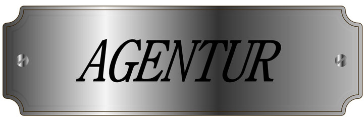 Klingelschild Agentur