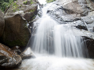 waterfall in the jungle, Koh Samui island, Thailand