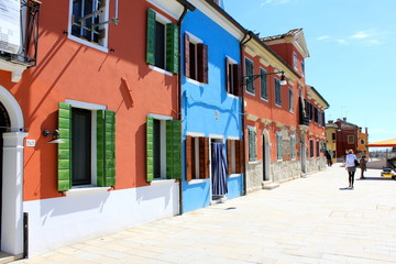 Fototapeta na wymiar Village de Burano - Venise - Italie