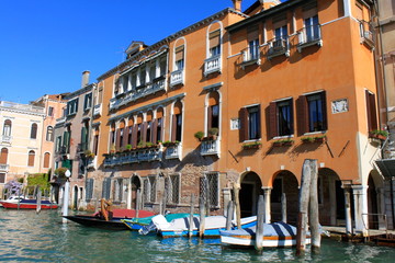 Fototapeta na wymiar Grand Canal de Venise - Italie