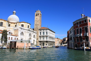 Fototapeta na wymiar Grand Canal de Venise - Italie