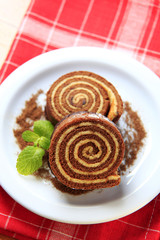 Sponge cake roll