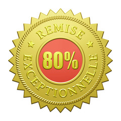 Remise Exeptionnelle de 80%