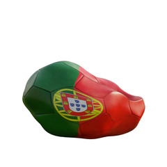 portugal deflated soccer ball