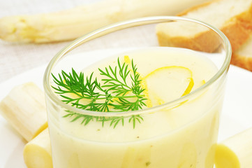 Spargelsuppe