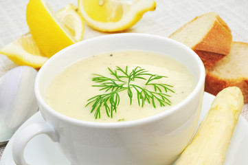 Spargelsuppe