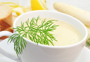 Spargelsuppe