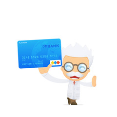 funny cartoon scientist