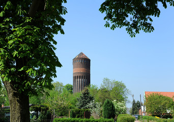 Historischer Wasserturm von 1909 Schkeuditz