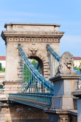 Fototapeta premium Budapest Chain Bridge view