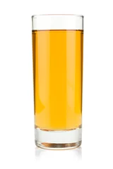 Selbstklebende Fototapete Saft Apfelsaft im Glas