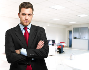 Young businessman portrait