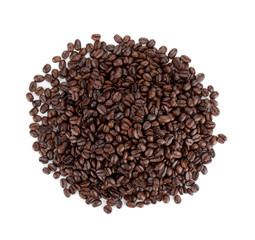 Heap of coffee beans