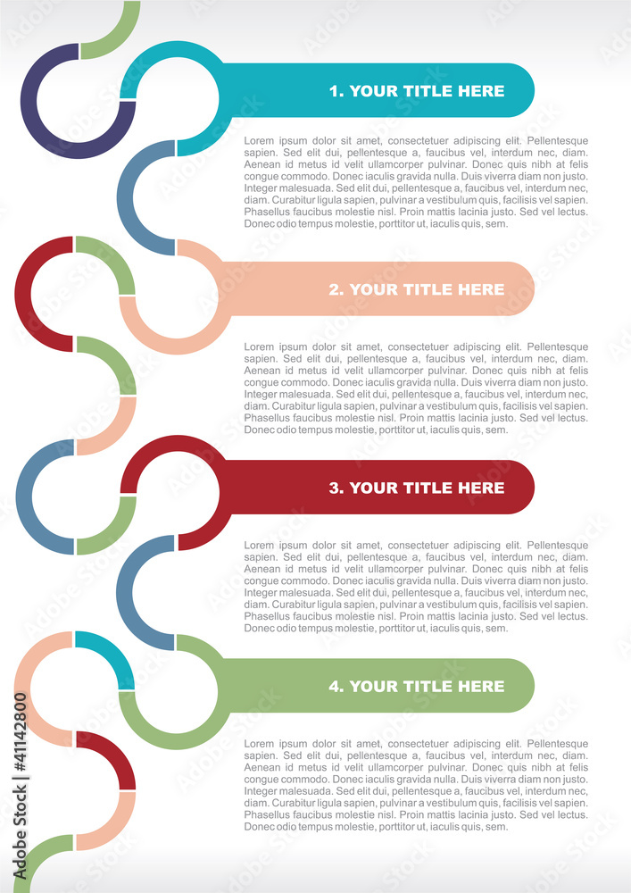 Poster abstract vector retro brochure background