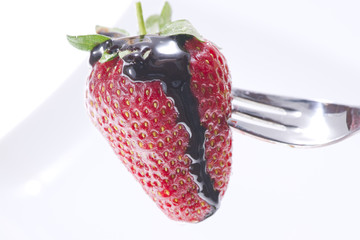 chocolate and strawberries