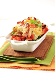Fish and vegetable casserole
