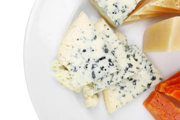 french delicatessen aged cheeses chops