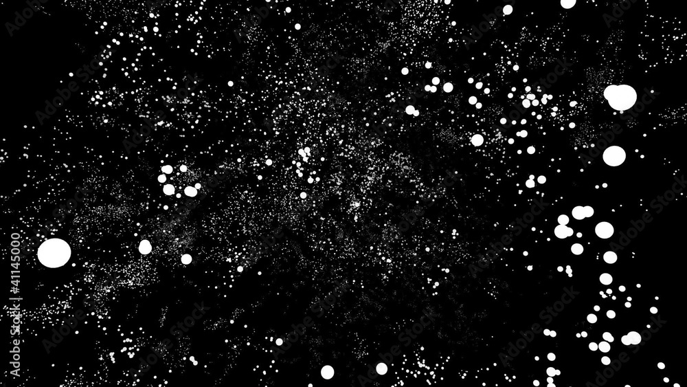 Wall mural starfield animation - loopable