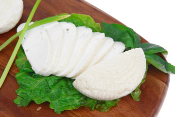 mediterranean cuisine : raw soft feta