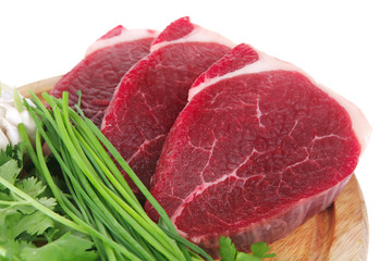 uncooked meat : raw fresh beef