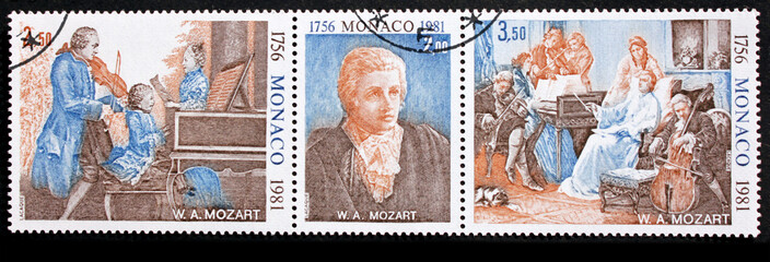 Mozart Stamps