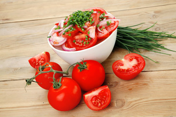fresh tomato salad