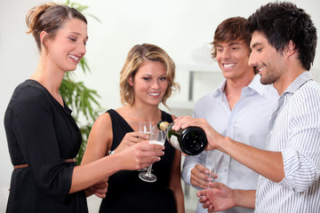 Two couple enjoying a successful year