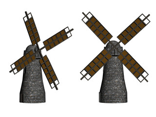 Windmills in 3d.