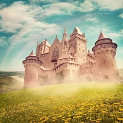 Wall murals Castle Fairy tale princess castle