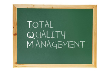 Blackboard with Business Management Message