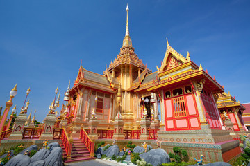 Fototapeta premium Thai royal funeral and Temple