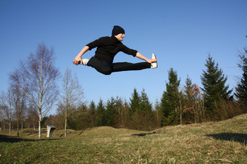 Breakdance, hip-hop, figure, saut périlleux, salto