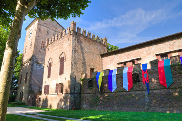 Rossi Fortress of  San Secondo Parmense. Emilia-Romagna. Italy.