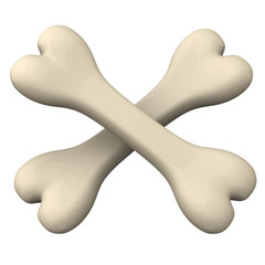 Fototapeta premium Crossbones 3d