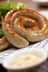 sausages and potatoes