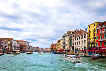 Fototapeta na wymiar Grand Channel in Venice, Italy