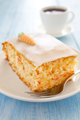 frischer Möhrenkuchen