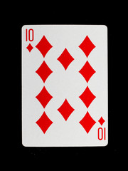 Playing card (ten)