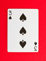 Playing card (three)