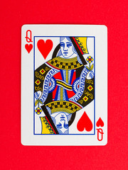 Playing card (queen)
