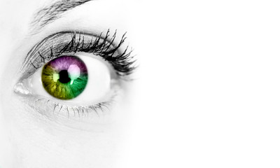 Woman eye.