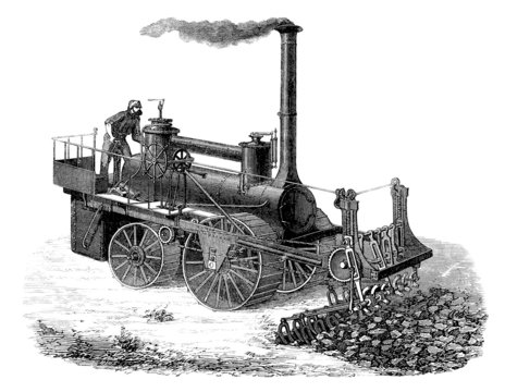 Agricultural Steam Machine - 19th century