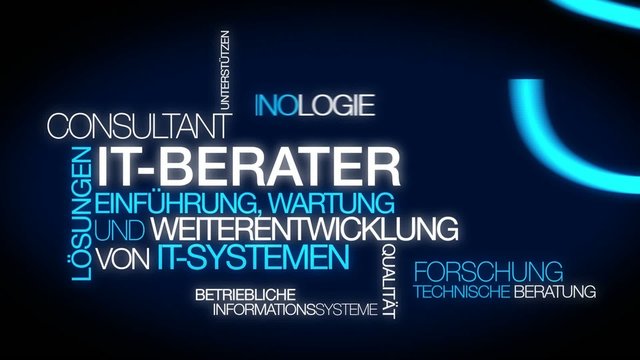 IT-Berater IT-Consultant Weiterentwicklung IT-Systemen tag cloud